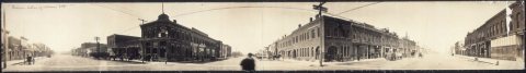 Business section of Alliance, Nebr