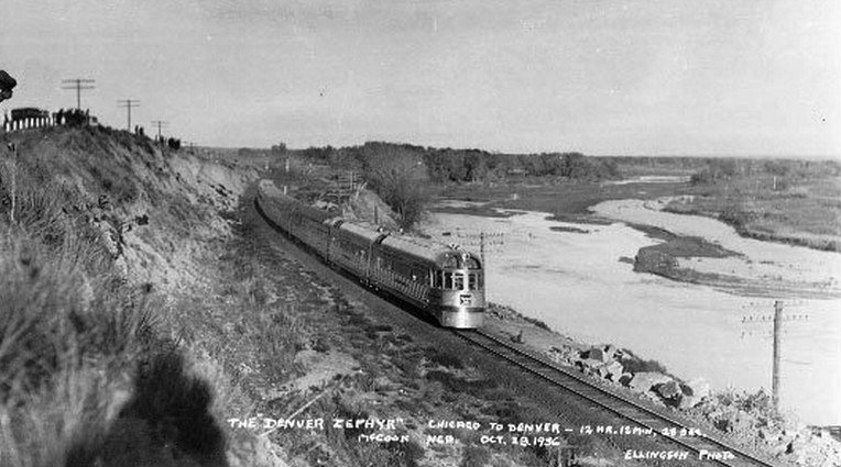 Denver Zephyr McCook Nebraska 1936