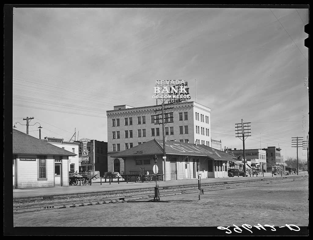 Railroad station. Elko, Nevada