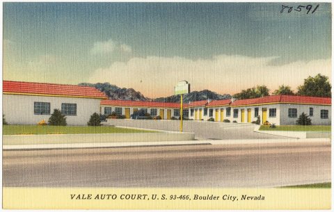Vale Auto Court, U.S. 93 - 466, Boulder City, Nevada (80591)