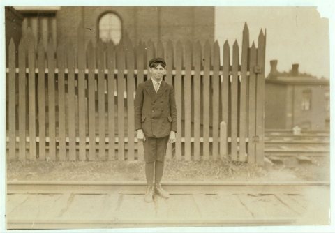 Arthur Therion, 66 South Street. Has been at work ("helping father") in Mill #3, Great Falls Mfg. Co