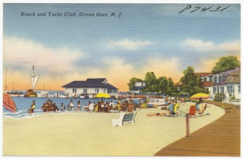 Beach and yacht club, Ocean Gate, N. J