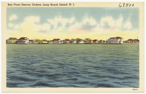 Bay front Harvey Cedars, Long Beach Island, N. J