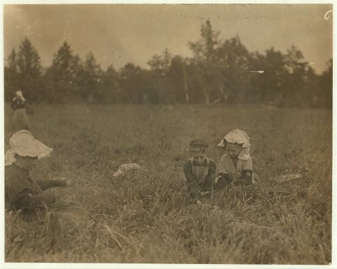 La Grossa family, 2 children and mother. Forsythe's Bog, Turkeytown, near Pemberton, N.J. Sept. 29, 1910. Witness E.F. …