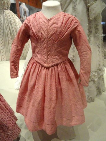 Child's informal dress, Millstone, New Jersey, United States, textile c. 1835-1837, dress 1840-1844 - Patricia Harris G…