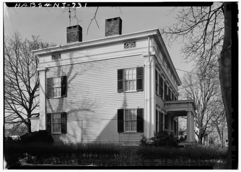 February 1963 SOUTH ELEVATION - John G. Reading House, 151-153 Main Street
