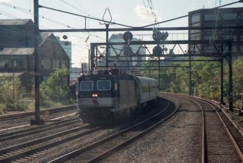 NJT ALP-44 in Harrison, September 1997