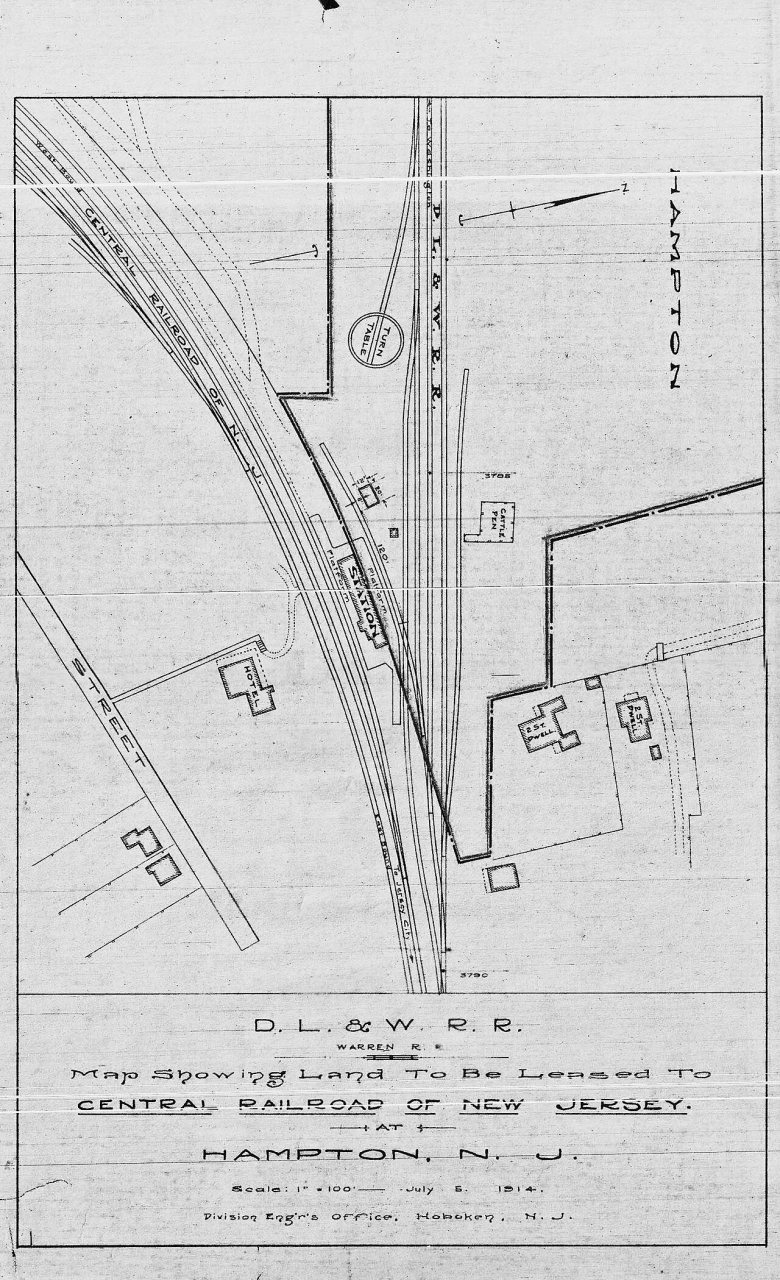 53658.BB#001--Land to be leased to Central Railroad of New Jersey--Hampton, NJ [1914.06.06]