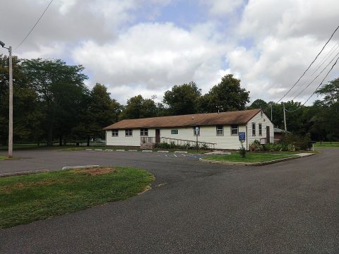 Wrightstown, NJ borough hall, Aug. 2024