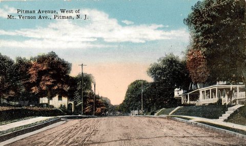Mt. Vernon Ave. - Pitman Postcard