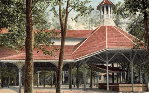 Auditorium in the Grove - Pitman Postcard