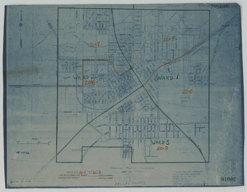 1950 Census Enumeration District Maps - Arkansas - Dallas County - Fordyce - ED AR 20-5 to 9