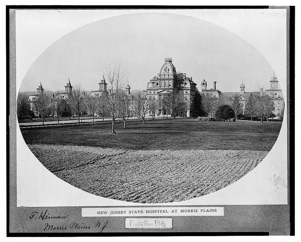 New Jersey State Hospital at Morris Plains, front of main building