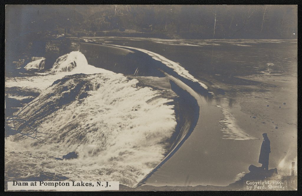 Dam at Pompton Lakes, N.J
