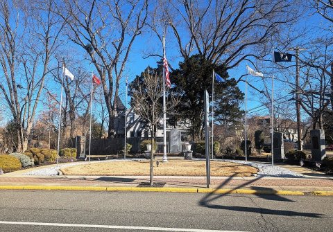 Berlin Borough, NJ veterans memorial, Feb. 2025