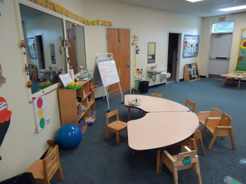 Childrens learning area at Summit Speech School