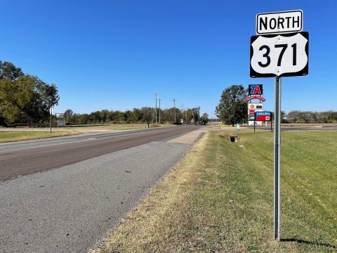 US Route 371 SW Arkansas
