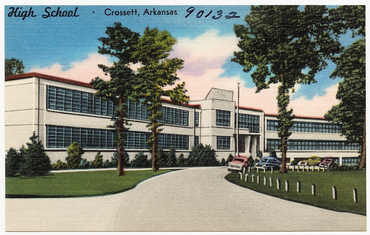 High school, Crossett, Arkansas (90132)