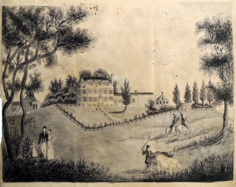 George Morgan’s Prospect Farm, Princeton, N.J., in 1779