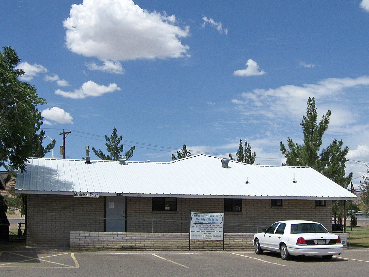 Williamsburg New Mexico Municipal Building