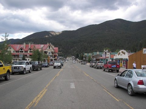 Red river new mexico looking northwest
