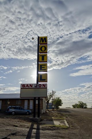 San Jon Motel In the Morning