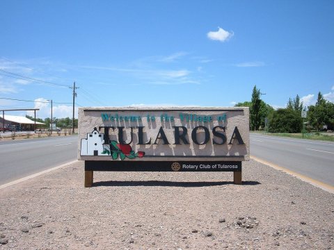Tularosa New Mexico Welcome Sign
