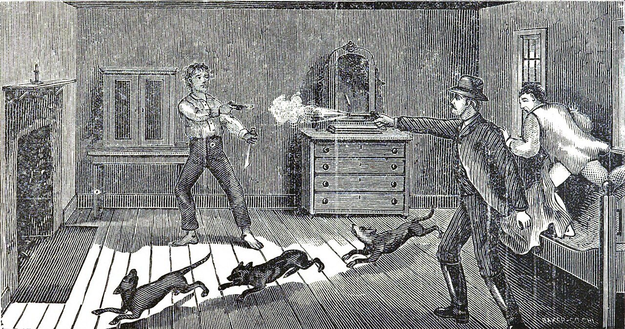 The Finale - The Kid killed by the Sheriff at Fort Sumner, 1881
