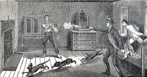 The Finale - The Kid killed by the Sheriff at Fort Sumner, 1881