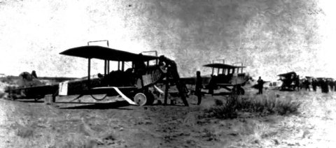 1st Aero Squadron - Columbus NM Preparing Takeoff