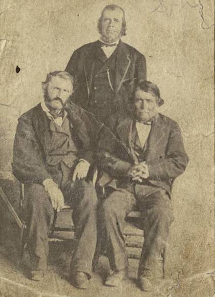 Dick Wootton, Ceran St. Vrain, José Maria Valdez 1865 - cropped
