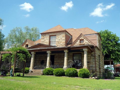 House along the Arkansas River, Ozark, AR 001