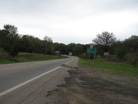Arkansas Highway 23 southbound