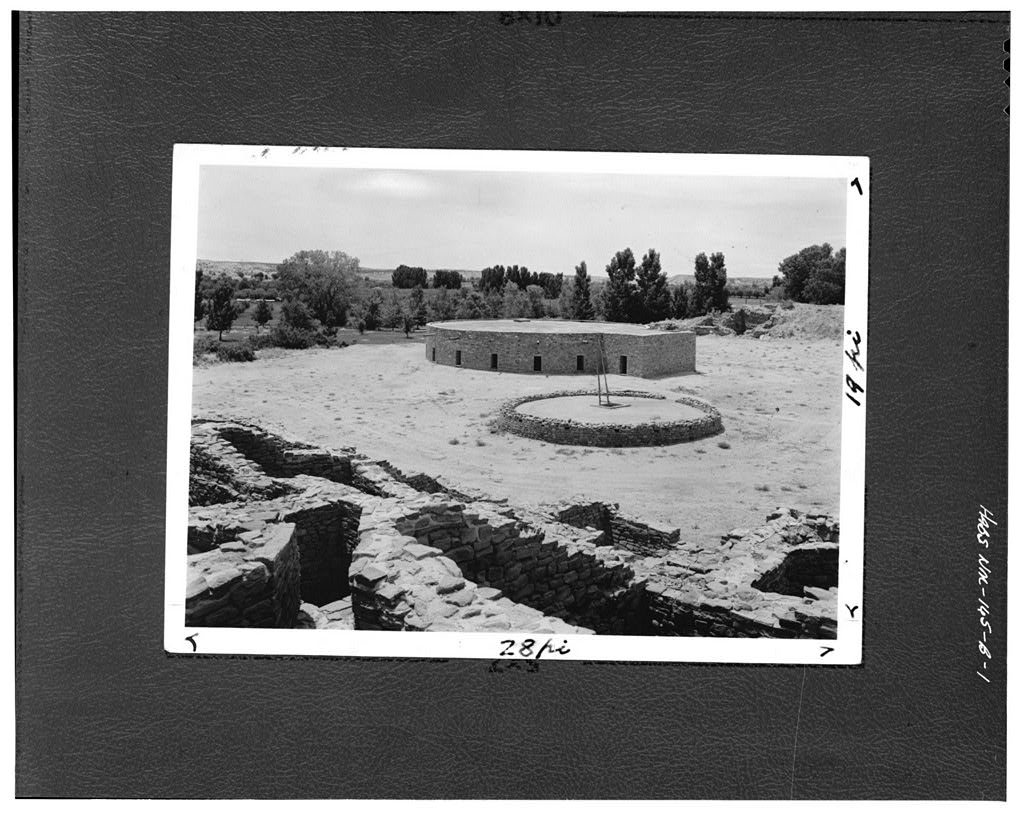 Aztec Ruins, Great Kiva, New Mexico 44 near junction of U.S. 550