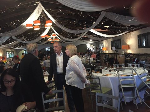 Marcia Hatfield Daudistel at the Texas Institute of Letters event at Ardovino's Desert Crossing, April 23, 2022