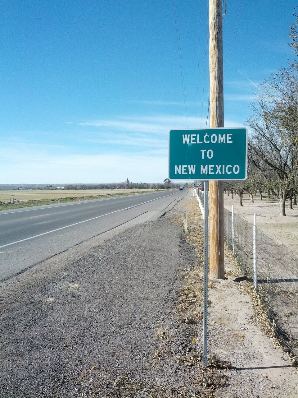 New Mexico corner at Anthony