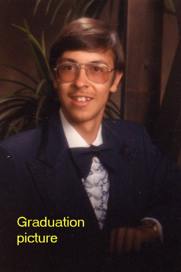 Graduation picture, 1985
