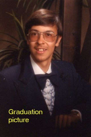 Graduation picture, 1985