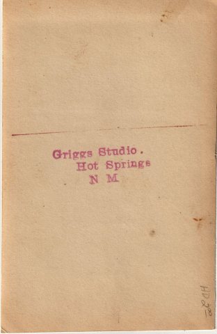 RPPC Grigs Studio Hot Springs NM B