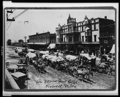An 85,000 wool clip, Roswell, N.M
