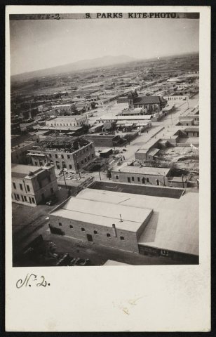 Aerial view of Las Cruces, New Mexico