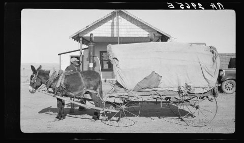 Post office on land use project at Las Cruces, New Mexico