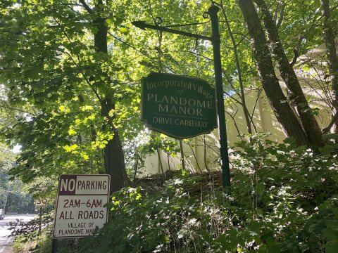 Plandome Manor Entrance Sign, Plandome Manor, Long Island, New York September 2, 2021
