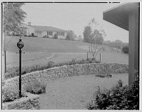 Anthony Albanese, residence on Grist Mill Rd., Plandome Mills, Plandome, Long Island. LOC gsc.5a30174