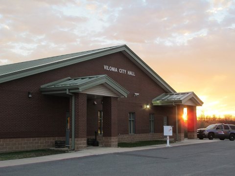 Vilonia City Hall Sunset