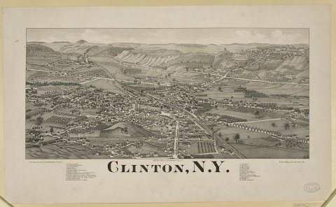 Clinton, N.Y. - L.R. Burleigh, Troy, N.Y. ; Beck & Pauli, Litho. Milwaukee, Wis