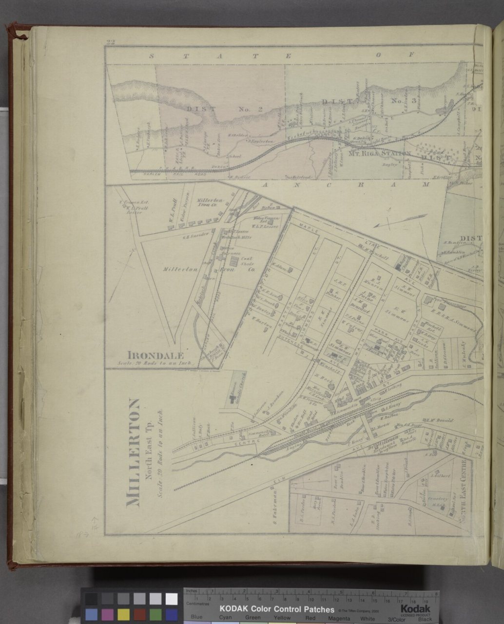 Irondale (Village); Millerton (Village); North East (Township)