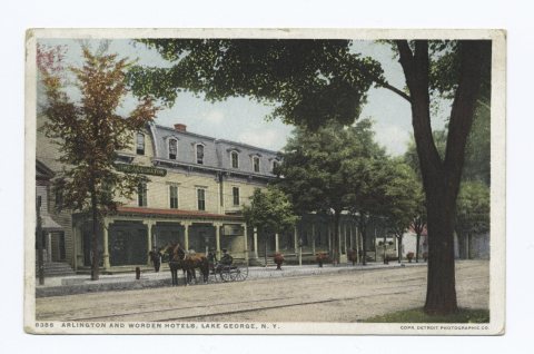 Arlington and Worden Hotels, Lake George, N. Y