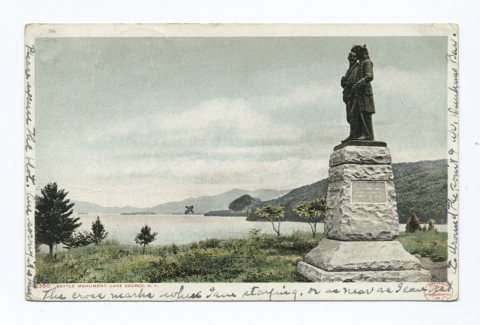 Battle Monument (side), Lake George, N. Y