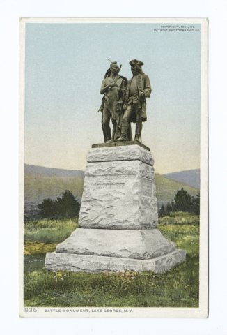 Battle Monument (front), Lake George, N. Y